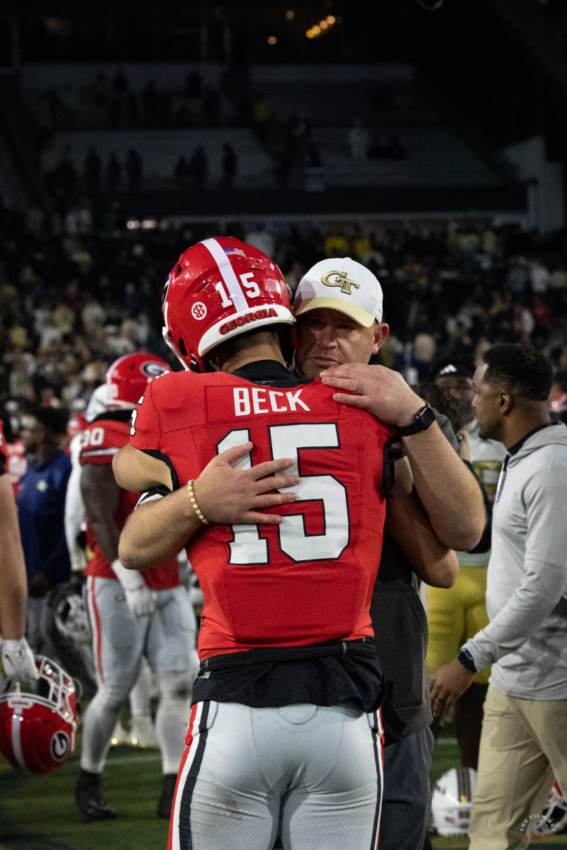 QB, Carson Beck and Brent Key 